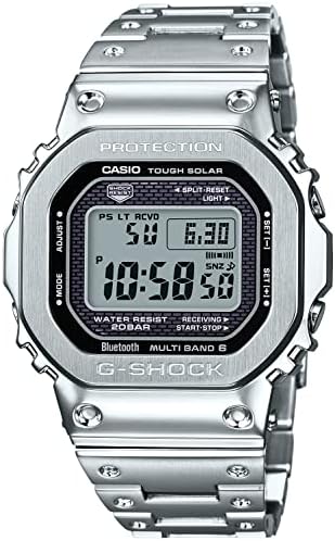 G-Shock by Casio Men's Standard Digital GMW-B5000-D1 Watch Silver, Silver, Modern