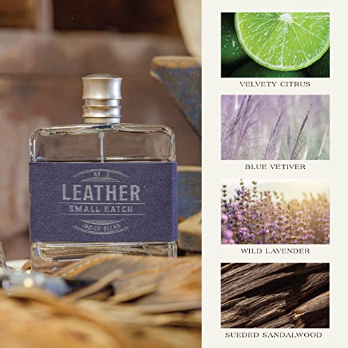 Tru Western Leather #2 Small Batch Men's Cologne, 3.4 fl oz (100 ml) - Confident, Sexy, Modern