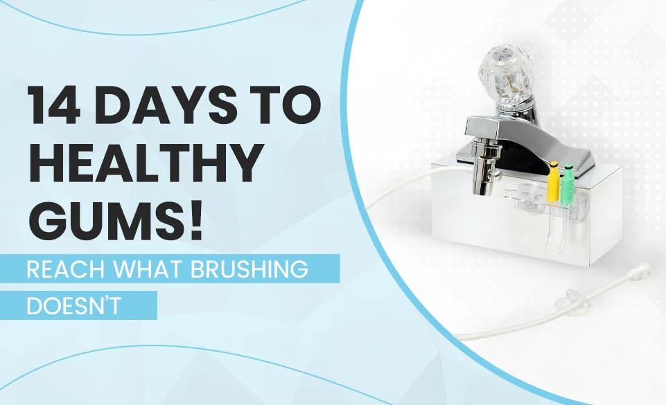 QuickBreeze Oral Irrigator | Use 15 Seconds Daily for Dental Care on Teeth, Gums