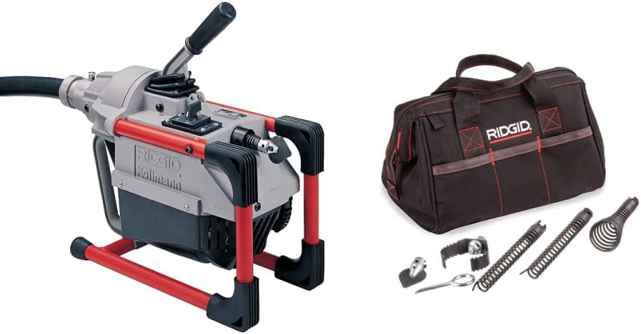 RIDGID 66492 Model K-60SP Compact 120-Volt Sectional Drain Cleaning Machine Kit