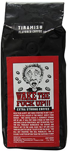 Wake the F'Up Uncensored Coffee, Original Extra Strong, 1 Pound
