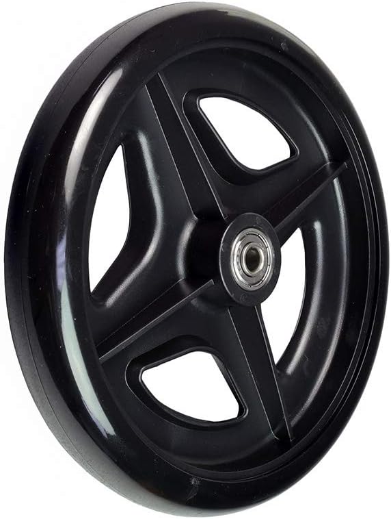 AlveyTech 7" Rear Wheel for Drive Medical Rollator - Replacement Wheels fit Drive Aluminum (728-R728), for 4-Wheel Walker, Rolling Walkers