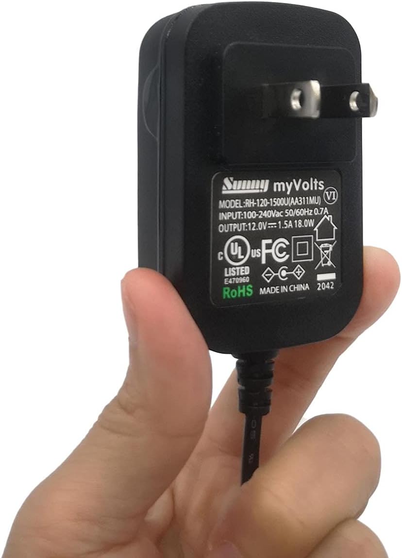 MyVolts 12V Power Supply Adaptor Compatible with Pioneer TORAIZ SP-16 Sampler seqencer - US Plug
