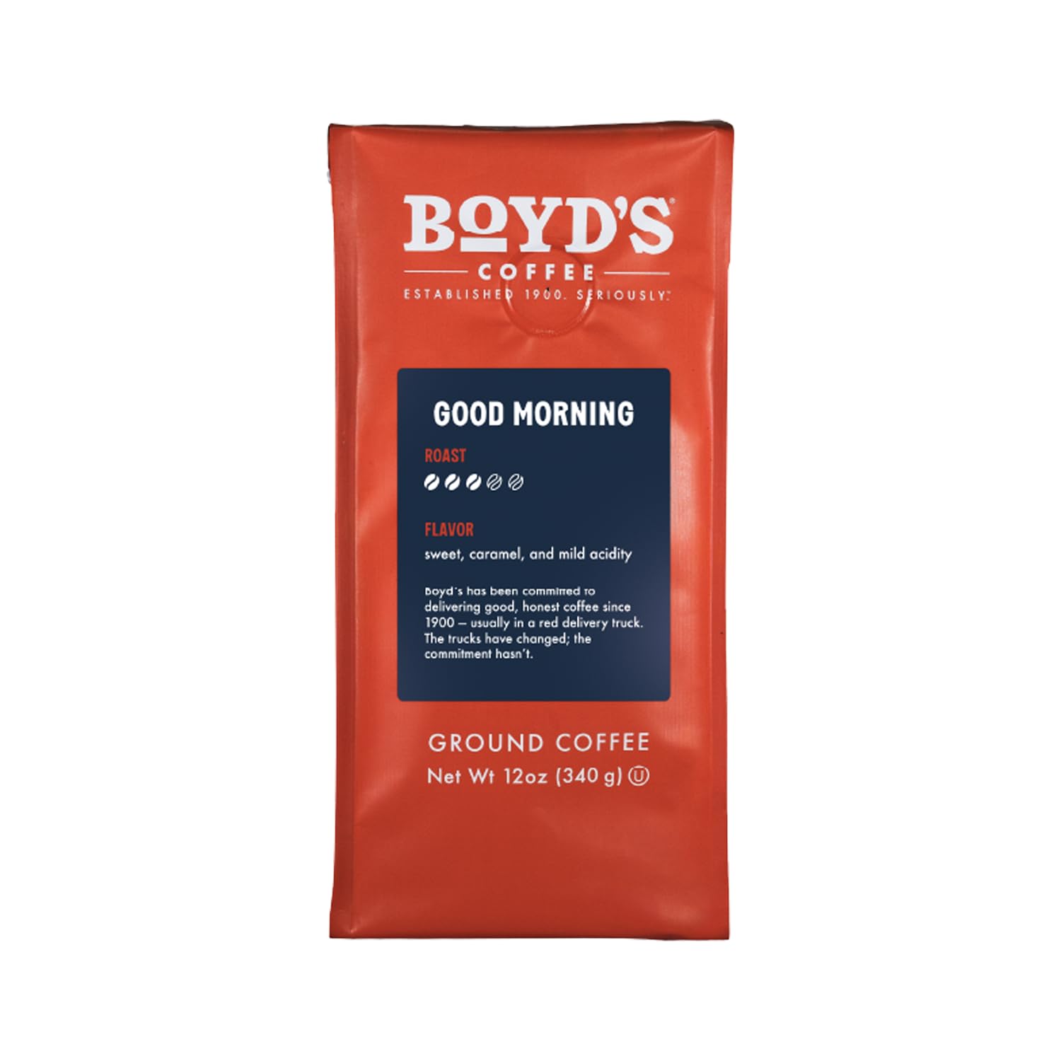 Boyd's Coffee French No. 6 Coffee –Ground Dark Roast– Blended from 100% Arabica – Rich & Full-Flavored – 12 oz.