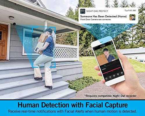 Night Owl 1080p HD Wired Home Security DVR with 1TB Hard Drive, Human Detection Technology, Add up to a Total of 16 Wired Cameras