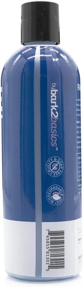 Bark2Basics Face Furst Scrub Dog Shampoo - 16 oz, Exfoliates and Gently Cleans Facial Area, Helps Remove Tear Stains