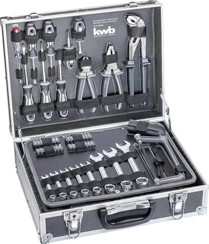 KWB Einhell 49375561 Set of 199 Manual Tools in Aluminum Case