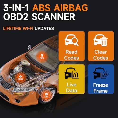 FOXWELL NT630 Plus ABS/SRS OBD2 Scanner, ABS Auto Bleed, Oil EPB SAS Resets