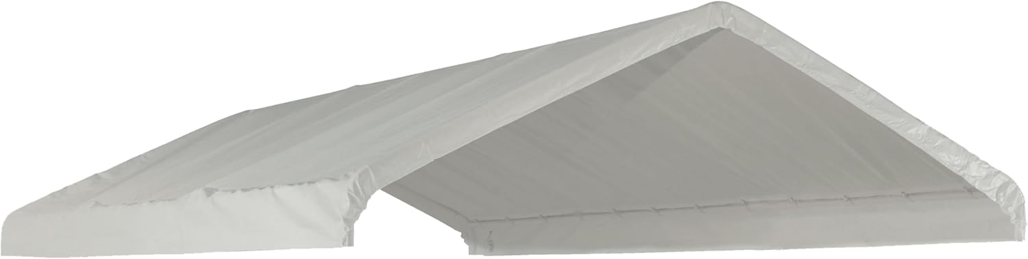 ShelterLogic MaxAP Canopy Replacement Cover, White, 10 x 20 ft.