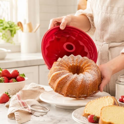 Mrs. Anderson's Baking Silicone Loaf Bread Pan, Non-Stick European-Grade Silicone