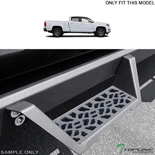 Matte Black Modular Drop Step Side Nerf Bars Rail Running Boards Compatible with 15-22 Chevy Colorado/GMC Canyon Crew Cab