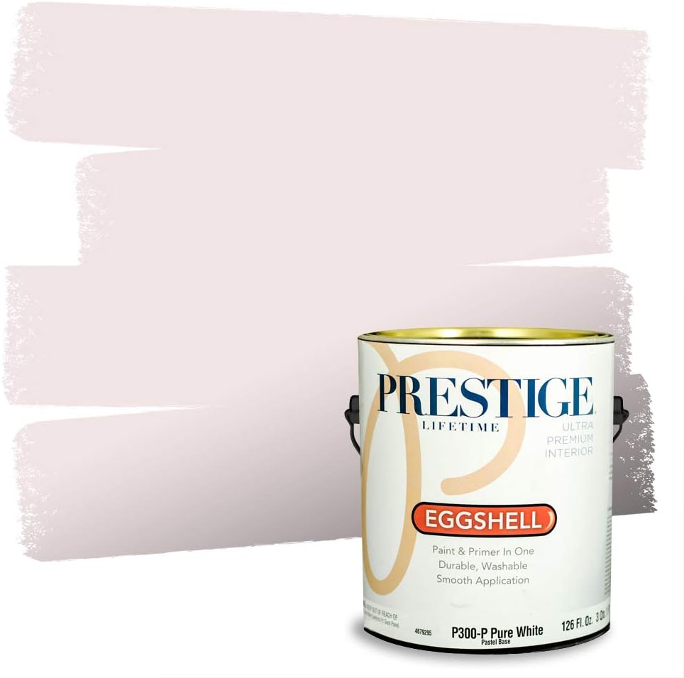 PRESTIGE Paints Exterior Paint and Primer In One, 1-Gallon, Satin, Comparable Match of Sherwin Williams* Grandeur Plum*