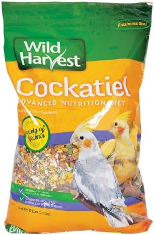 Wild Harvest WH-83541 Wild Harvest Advanced Nutrition Diet for Cockatiels, 4.5-Pound
