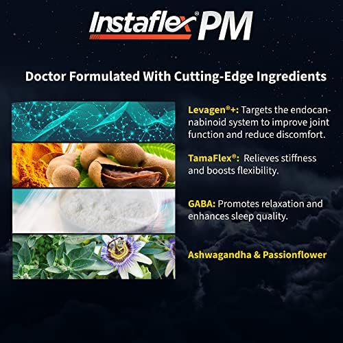 Instaflex PM Nighttime Joint Supplement, Mobility and Sleep Support, 60ct