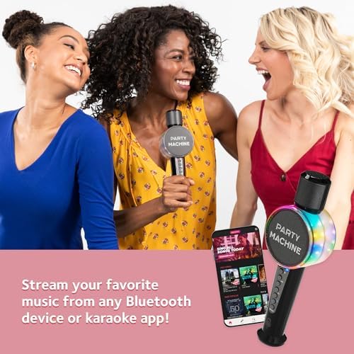 Singing Machine Wireless Karaoke Microphone for Kids & Adults