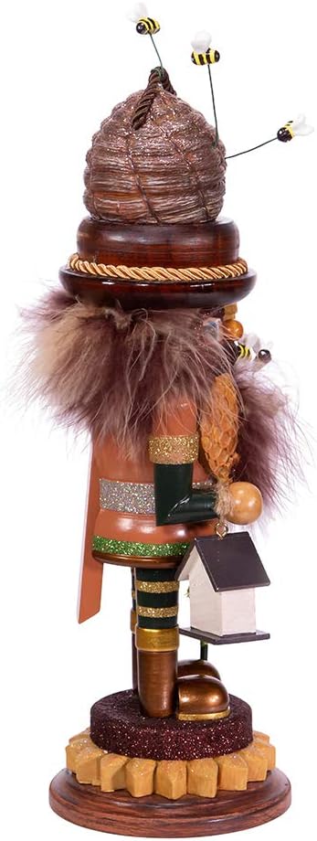 Kurt S. Adler 15-Inch Hollywood Bee Keeper Nutcracker, Multicolor