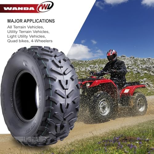 WANDA Sport ATV Tires 22X9-10 22x9x10 10280 Pathfinder K530 Style Mud PK2