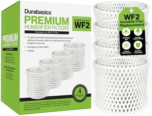 Durabasics [4 Pack] Humidifier Filters Compatible with Vicks Humidifier Filter Replacement - WF2 Humidifier Filter - Compatible with Vicks Starry