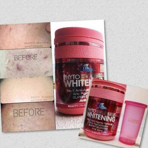 QGS Phyto Booster Whitening Anti-Aging Formula - Advanced Collagen for All Skin Tones, 120ml Powder