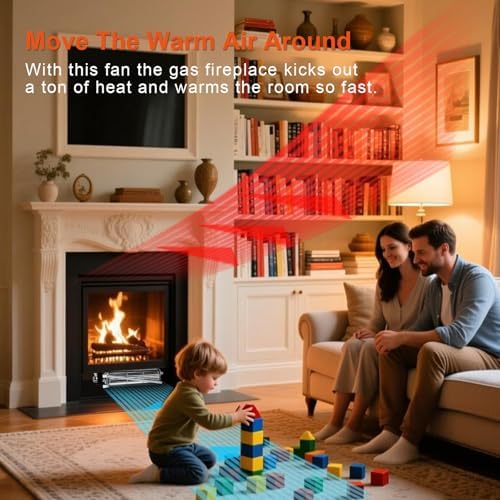 Replacement Fireplace Blower Kit for Heatilator, Majestic, Lennox, Temco Fireplace