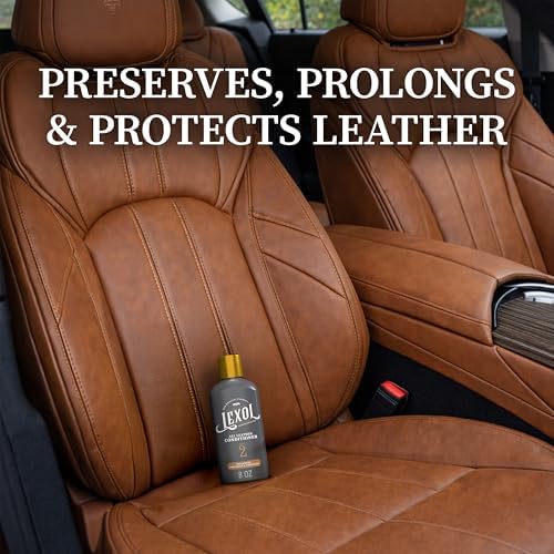 Lexol All Leather Cleaner 8 oz – Deep Cleaning formula for car interior, couches, furniture, shoes, boots, purses, jackets, gloves, saddles and motorcycle gear