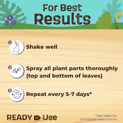 Bonide Captain Jack's Bacillus Thuringiensis BT, 32 oz | Ready-to-Use Spray, Worm & Caterpillar Control, For Organic Gardening