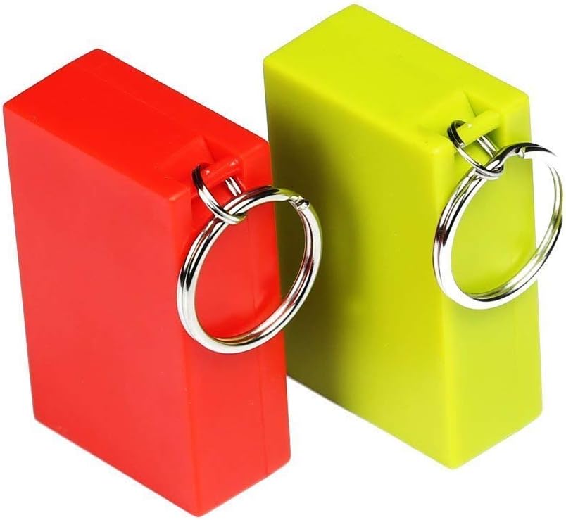 CRMADA Box Training Clickers 2 pcs/Pack, red and Lime Green…