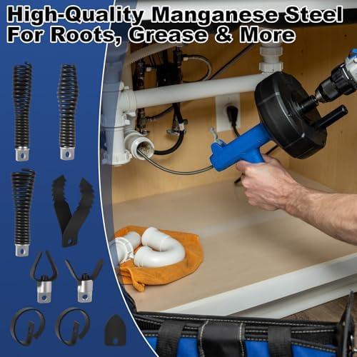 Drain Snake Drill Attachment