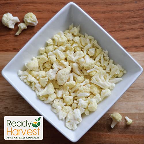 Ready Harvest Freeze Dried Food - Cauliflower | Emergency Food | Camping & Storage | #10 Can | 25-Year Shelf Life | Cans Filled to the Top