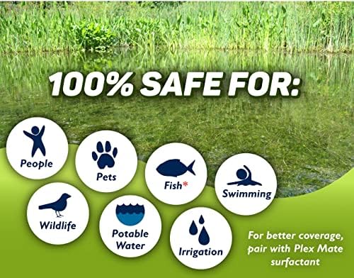 Tsunami DQ Aquatic Herbicide - Gallon - 37.3 Percent Diquat Dibromide - Concentrated Aquatic Weed Killer for Lakes and Ponds - Duckweed, Watermeal