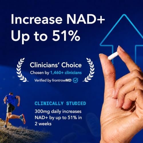 TRU NIAGEN NAD+ Supplement, Nicotinamide Riboside 300mg, 30 Daily Servings