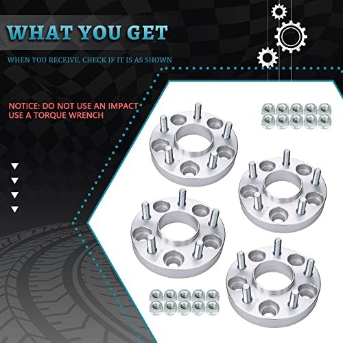 IRONTEK 5x114.3mm Wheel Spacers Fit Nissan Infiniti (M12x1.25, 66.1 Hub Bore) for Nissan 370Z, 350Z, 300ZX, Maxima, Sentra, for Infiniti FX35, FX45