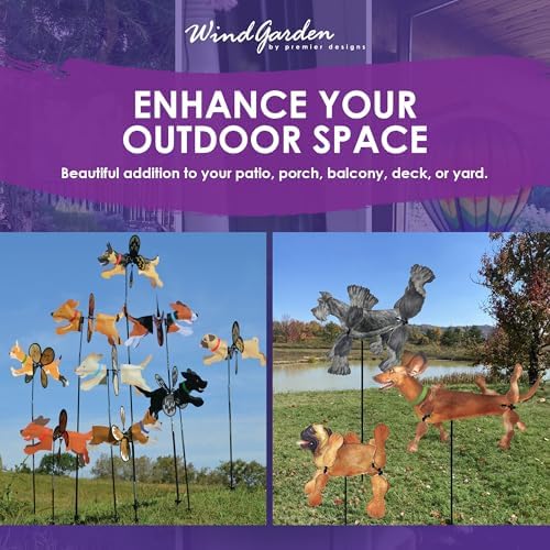 Whirligig Spinner Blue Jay 18" – Vibrant Bird-Themed Design, Weather-Resistant Outdoor Decor, Durable & Lightweight for Patios, Yards