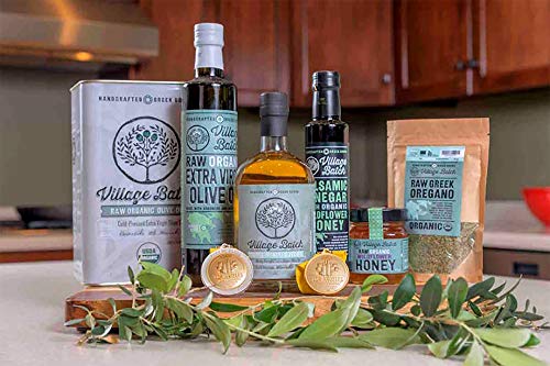 VILLAGE BATCH - AWARD WINNERS - KORONEIKI OLIVE OIL Greek Olive Oil ORGANIC COLD PRESSED OLIVE OIL Extra Virgin Olive Oil High In Polyphenols
