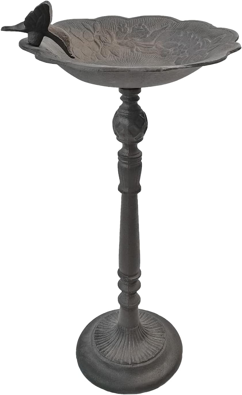 Classic Copper Bird Bath for Outdoors 22 Inch, Weather-Resistant Bird Feeders Decor for Garden, Patio​ or Yard