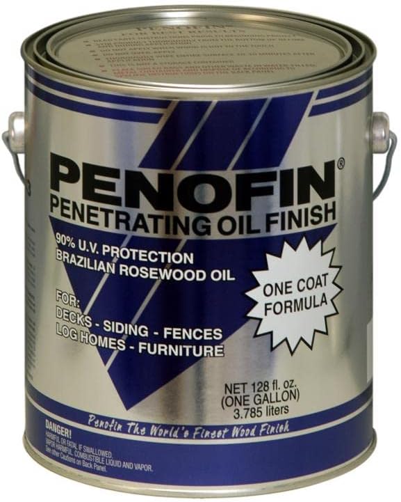 Penofin Blue Semi-Transparent Cedar Oil-Based Wood Stain 1 gal. - Case of: 4