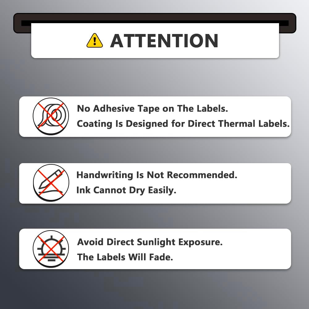 BETCKEY - 4" x 6.5" (102 mm x 165 mm) Large Shipping Labels & Multipurpose Compatible with Zebra & Rollo Label Printer,Premium Adhesive & Perforated [10 Rolls, 2500 Labels]