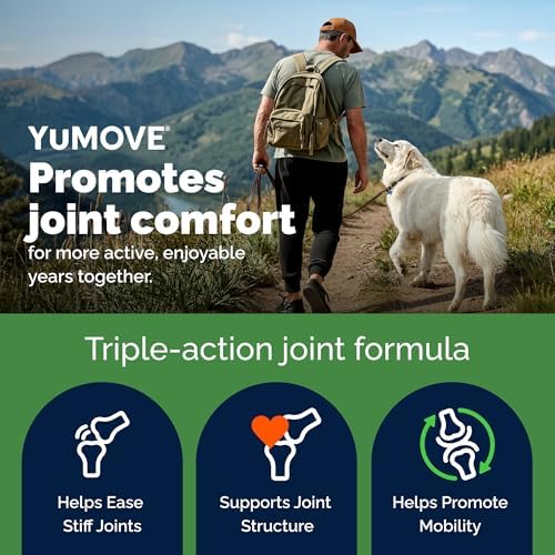 YuMOVE Large Dog Hip & Joint Supplement Soft Chews, Green Lipped Mussel