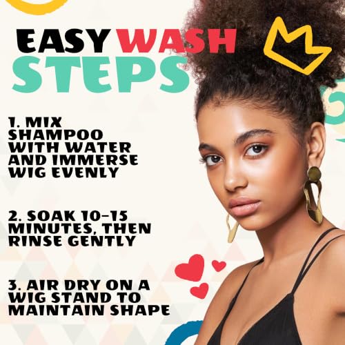 AllDay Locks Synthetic Wig Shampoo, Condition, Detangle & Add Shine, 8 Oz