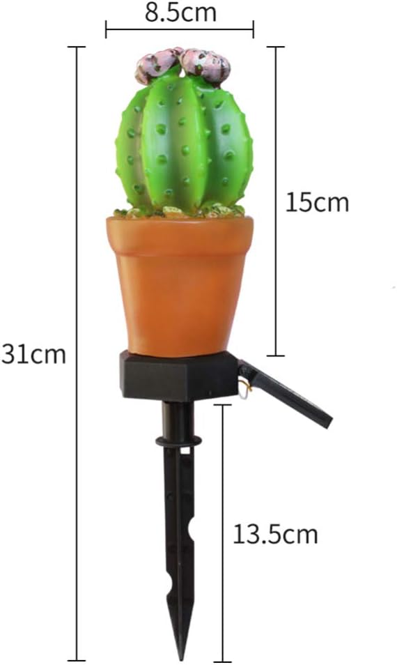 Mobestech Solar Garden Lights Creative Cactus Pineapple Lawn Lamp Outdoor Ground Lights for Garden Yard Pathway Patio Decor
