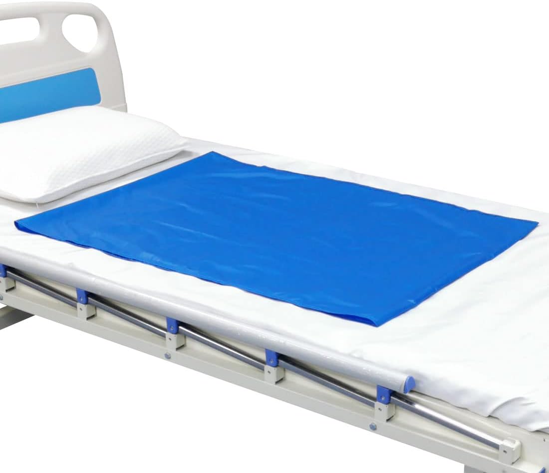 EZ Assistive 56"*78" Flat Slide Sheet Reusable and Washable Patient Transfer Sheet for Patient in-Bed Transferring and Repositioning Easy Apply and