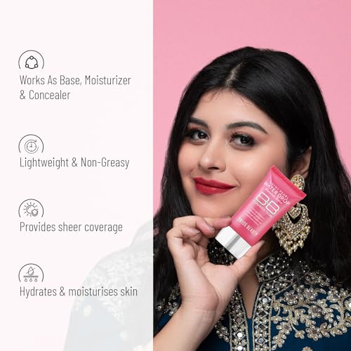 Swiss Beauty Matte Shiny Pearl Water Drop Blemish Long Lasting Balm BB Lightweight, Liquid Foundation, Face Makeup, Shade-04, 40ml