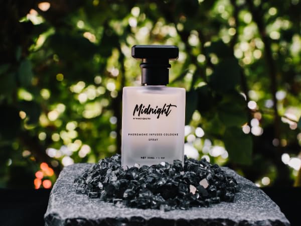 RawChemistry Midnight Pheromone Infused Men's Cologne – Long-Lasting, 1 oz