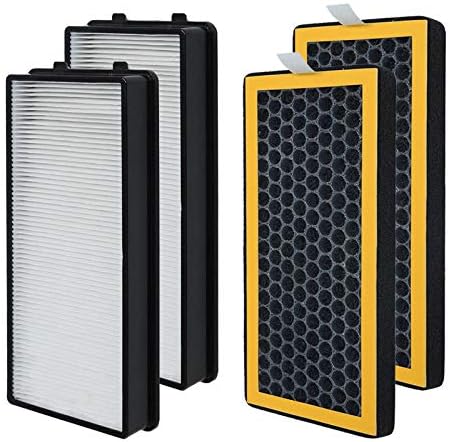 PUREBURG Replacement Filter Compatible with HoMedics AT-PET01 AT-PET02 TotalClean PetPlus Tower Air Purifier