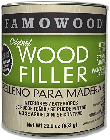 FamoWood 36021108 Original Wood Filler - Pint, Cedar