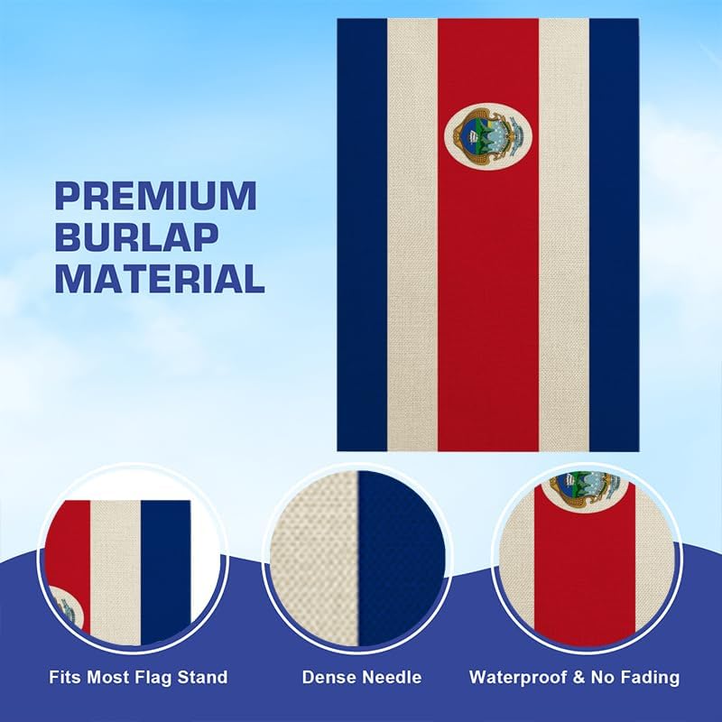 Nicaragua Nicaraguans Garden Flags 12x18 Inch Double Sided Burlap Patriotic Country Yard Flag Banners Outdoor Weather Resistant Farmhouse Porch Lawn Decoration