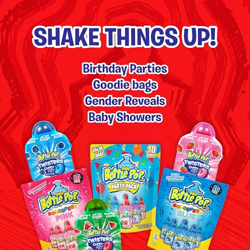 Baby Bottle Pop Candy Lollipops Variety Pack - 10 Ct Individually Wrapped