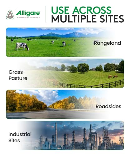 ALLIGARE MSM 60 DF - Selective Broadleaf Brush and Weed Killer for Pastures, Rangelands, Forestry, Roadsides & Industrial Sites - Low Use Rates, Tank-Mix Compatible - 8 oz