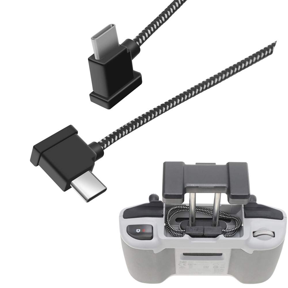 Hanatora 11.8 Inch USB C to USBC RC-N3/N2/N1/N1C Remote Controller Cable for DJI Flip, Neo, Mavic 3, Air 3S/3/2/2S, Mini 4K/2 SE/3/4 Pro