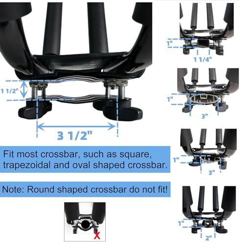 2 Pairs Heavy Duty Kayak Roof Rack J-Bar Carrier Holder - Includes 4 Pcs Ratchet for Canoe, SUV, Cars, Truck, Surf Ski